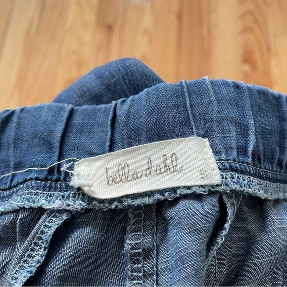 Bella Dahl Beaumont Blue Side Stripe Tencel Welt Pocket Trousers B3039-549 Sz S - Picture 5 of 11